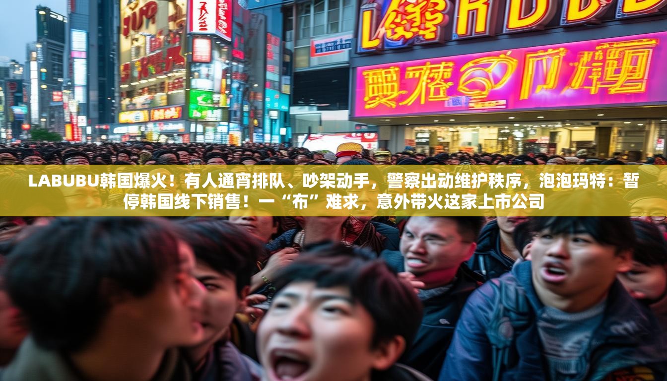 LABUBU韩国爆火！有人通宵排队、吵架动手，警察出动维护秩序，泡泡玛特：暂停韩国线下销售！一“布”难求，意外带火这家上市公司