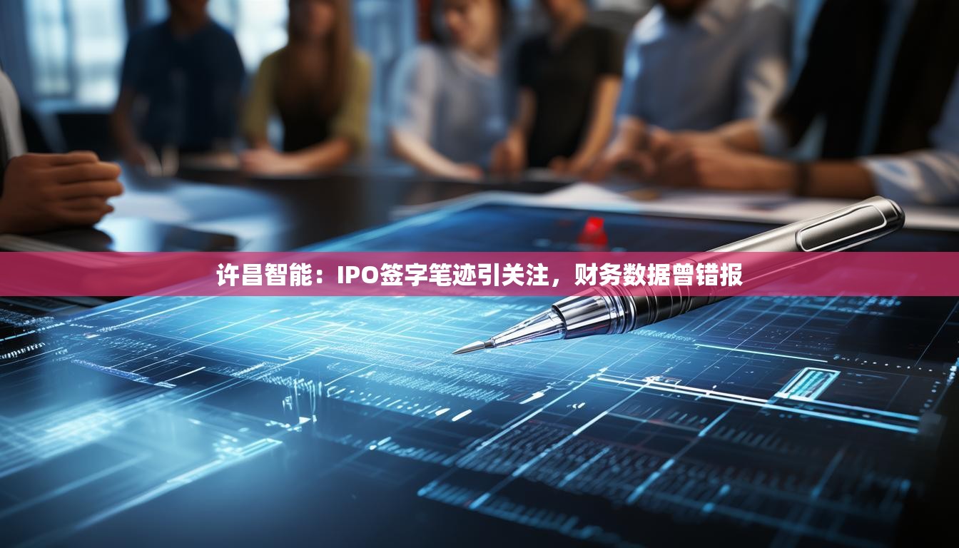 许昌智能：IPO签字笔迹引关注，财务数据曾错报