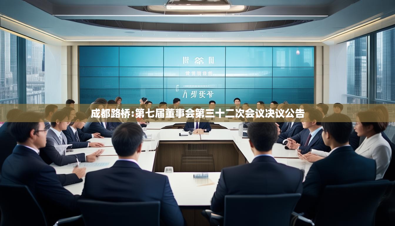 成都路桥:第七届董事会第三十二次会议决议公告