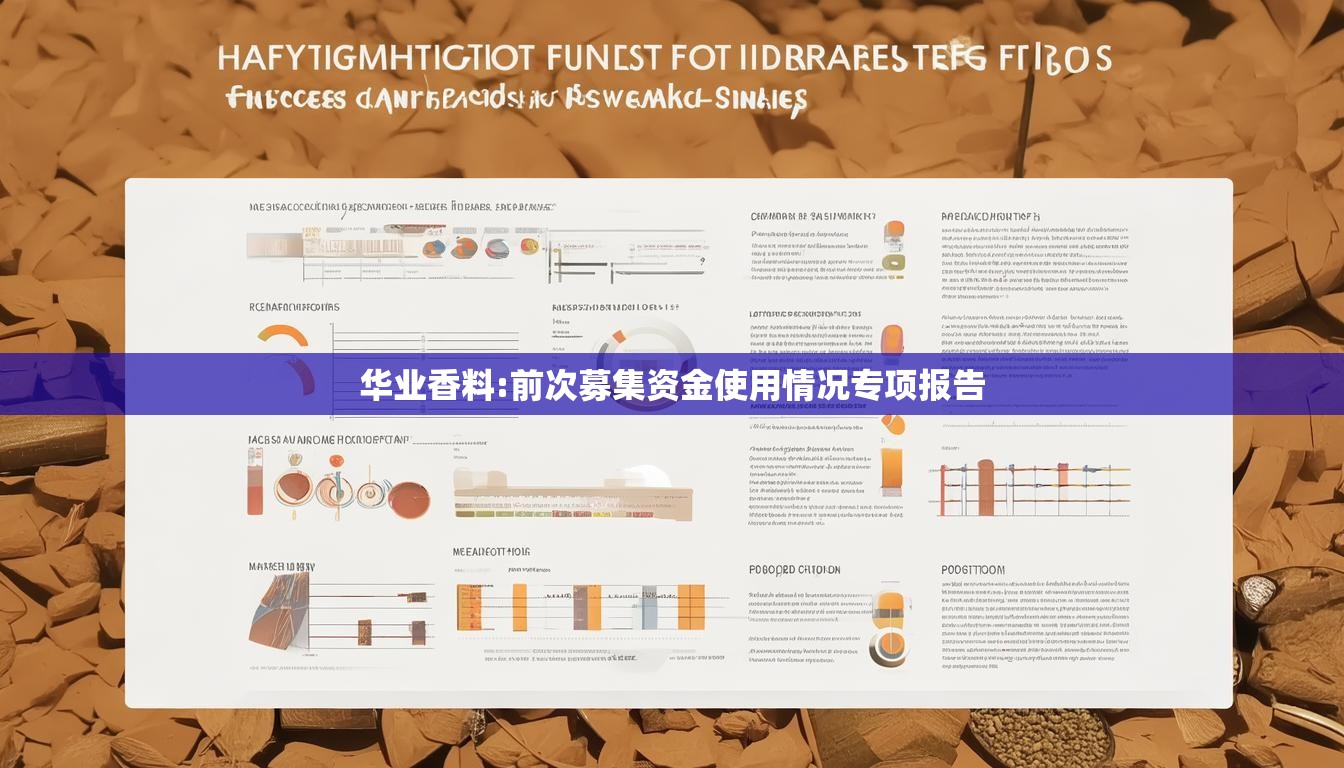 华业香料:前次募集资金使用情况专项报告