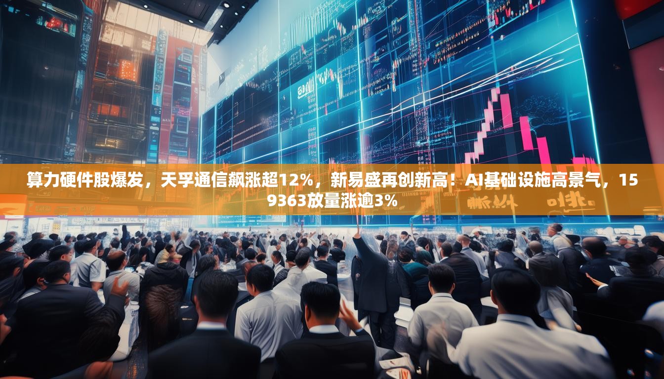 算力硬件股爆发，天孚通信飙涨超12%，新易盛再创新高！AI基础设施高景气，159363放量涨逾3%